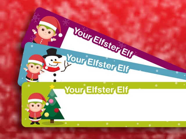 Holiday Return Address Labels Printable
