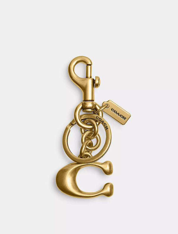 Coach Signature Bag Charm