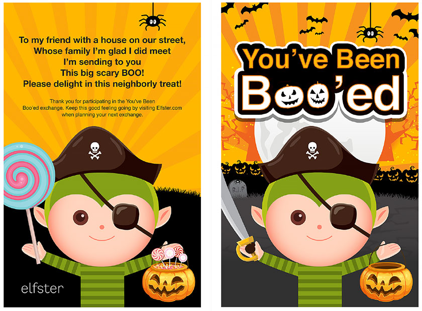 You've Been Boo'ed Card