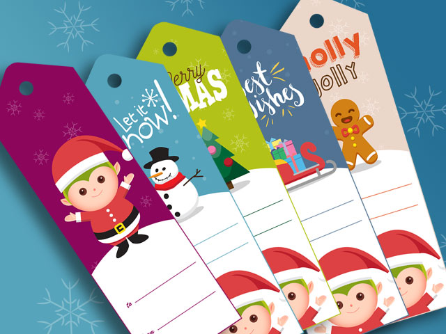 Holiday To / From Santa Gift Tags
